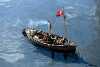 Modeller i søen på Fregatten Jylland 100718