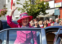 Hendes Majestæt  Dronning Margrethes ankomst til Gråsten 2019